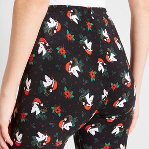 NWT Unicorn Holday Leggings